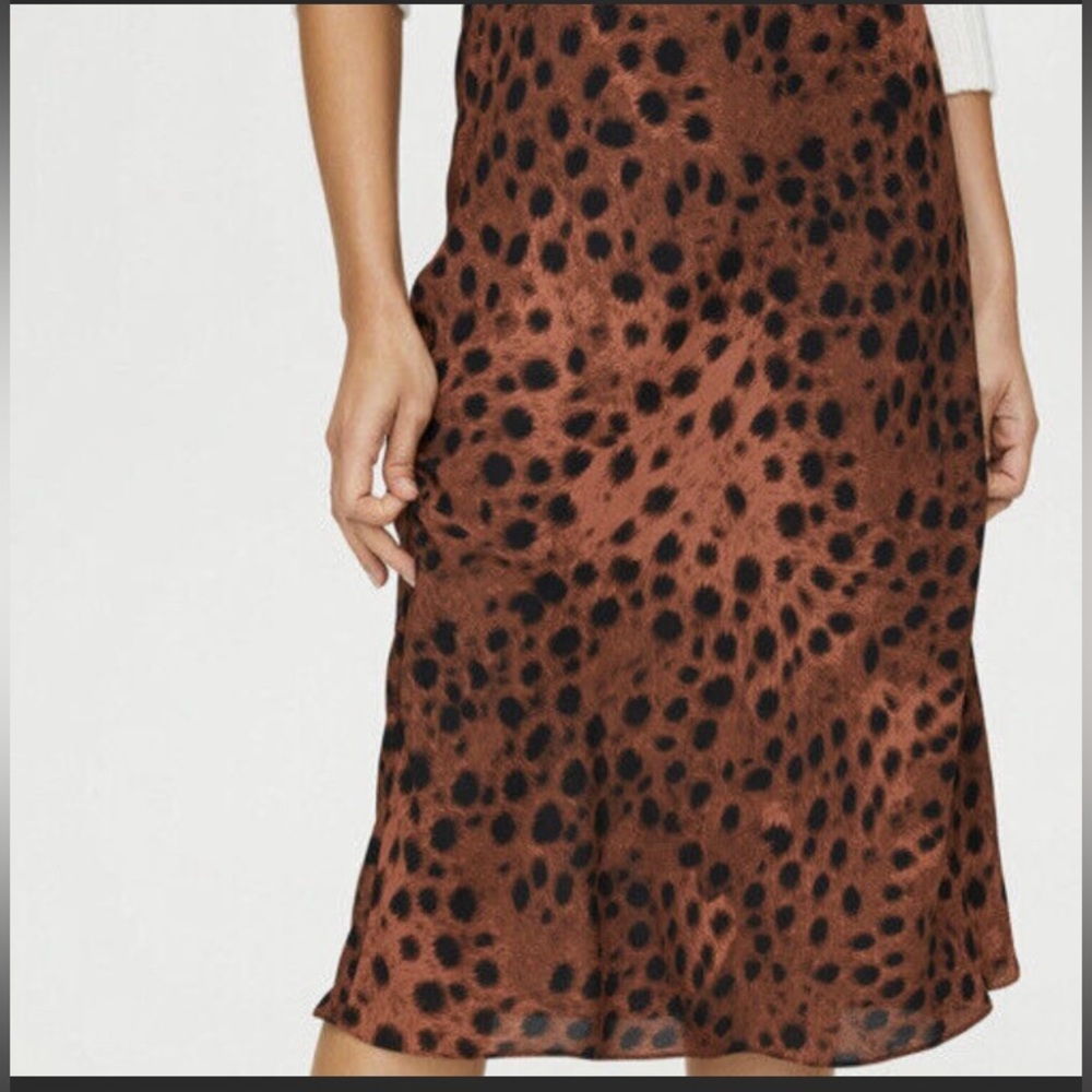 Wilfred Free Kyra Animal Print Skirt